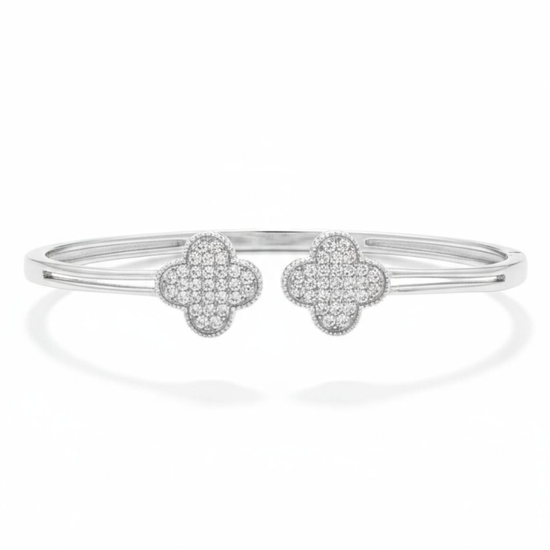 Niiya 925 Fine Silver Bracelet With Diamonds Image